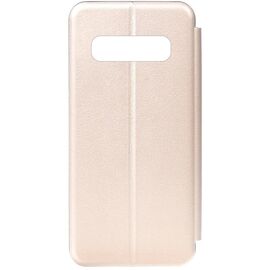 Придбати Чехол-книжка TOTO Book Rounded Leather Case Samsung Galaxy S10+ Gold, image , характеристики, відгуки