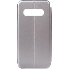 Купить Чехол-книжка TOTO Book Rounded Leather Case Samsung Galaxy S10+ Gray, фото , характеристики, отзывы