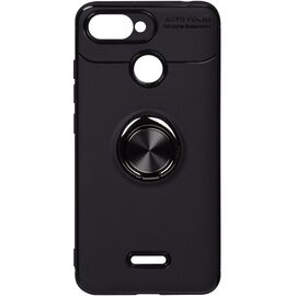 Купить Чехол-накладка TOTO Car Magnetic Ring TPU Case Xiaomi Redmi 6A Black/Black, фото , характеристики, отзывы
