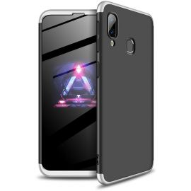 Купить Чехол-накладка GKK 3 in 1 Hard PC Case Samsung Galaxy A40 Silver/Black, фото , характеристики, отзывы