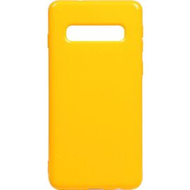 Придбати Чехол-накладка TOTO Mirror TPU 2mm Case Samsung Galaxy S10+ Yellow, image , характеристики, відгуки