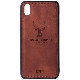 Придбати Чехол-накладка TOTO Deer Shell With Leather Effect Case Xiaomi Redmi 7A Brown, image , характеристики, відгуки