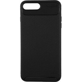 Придбати Чехол-накладка Ipaky Carbon Fiber Series/Soft TPU Case Apple iPhone 7 Plus/8 Plus Brown, image , характеристики, відгуки