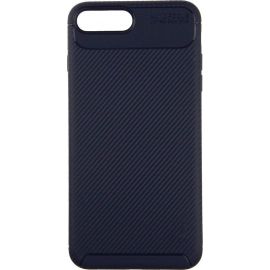 Купить Чехол-накладка Ipaky Carbon Fiber Series/Soft TPU Case Apple iPhone 7 Plus/8 Plus Blue, фото , характеристики, отзывы