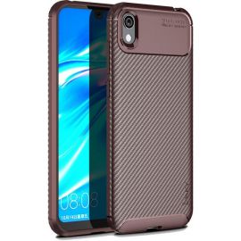 Купить Чехол-накладка Ipaky Carbon Fiber Series/Soft TPU Case Huawei Honor 8S Brown, фото , характеристики, отзывы