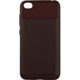 Купить Чехол-накладка Ipaky Carbon Fiber Series/Soft TPU Case Xiaomi Redmi Go Brown, фото , характеристики, отзывы