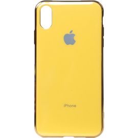 Купить Чехол-накладка TOTO Electroplate TPU Case Apple iPhone XS Max Yellow, фото , характеристики, отзывы