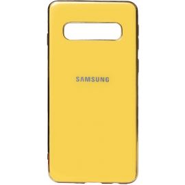 Купить Чехол-накладка TOTO Electroplate TPU Case Samsung Galaxy S10+ Yellow, фото , характеристики, отзывы