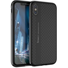 Купить Чехол-накладка Ipaky Bumblebee Series/PC Frame With TPU Case Apple iPhone X Black, фото , характеристики, отзывы