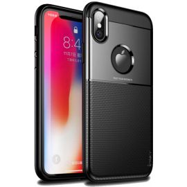 Придбати Чехол-накладка Ipaky Shield Series/Elegant Grid Design TPU Hybrid Case Apple iPhone XS Max Black, image , характеристики, відгуки