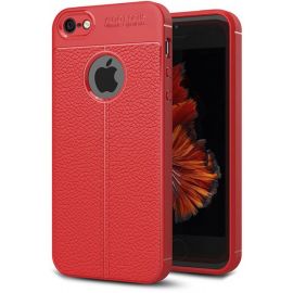 Купить Чехол-накладка Ipaky TPU Litchi Stria Series Case Apple iPhone SE/5s/5 Red, фото , характеристики, отзывы