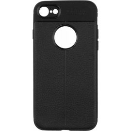 Придбати Чехол-накладка Ipaky TPU Litchi Stria Series Case Apple iPhone 7/8 Black, image , характеристики, відгуки