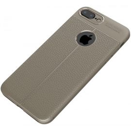 Купить Чехол-накладка Ipaky TPU Litchi Stria Series Case Apple iPhone 7 Plus/8 Plus Gray, фото , характеристики, отзывы