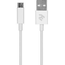 Придбати Кабель 2E Micro USB Molding Type 1m White, image , характеристики, відгуки