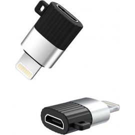 Купить Переходник XO NB149B microUSB to lightning Black, фото , характеристики, отзывы