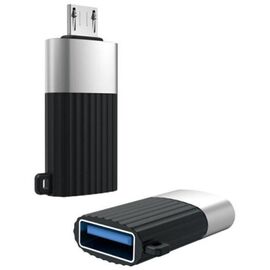 Купить Переходник XO NB149G USB 2.0 to microUSB Black, фото , характеристики, отзывы