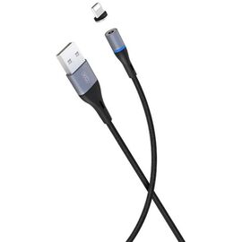 Купить Кабель XO lightning NB125 Magnetic 2A/1m Black, фото , характеристики, отзывы