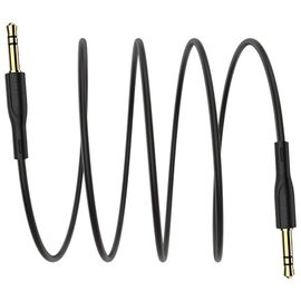 Придбати Переходник Borofone BL1 Audiolink audio AUX cable 1m Black, image , характеристики, відгуки