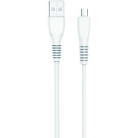 Купить Кабель Biva C-07 MicroUSB 1m TPU Cable White, фото , характеристики, отзывы