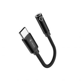 Купить Кабель Celebrat AU-03 Type-C-3.5mm Black, фото , характеристики, отзывы