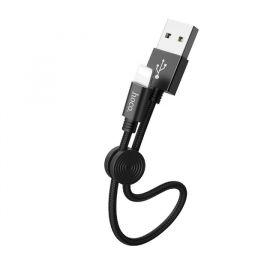 Купить Кабель Hoco Lightning X35 Premium 0.25m Black, фото , характеристики, отзывы