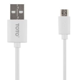 Придбати Кабель TOTO TKG-01 Charging USB cable microUSB 0,26m White, image , характеристики, відгуки