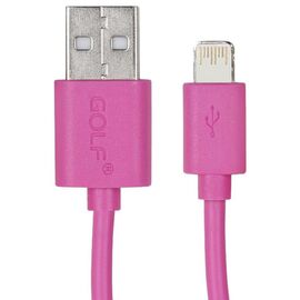 Купить Кабель GOLF GC-01I High Speed Lightning cable 0.9m Pink, фото , характеристики, отзывы