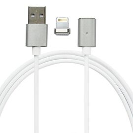 Придбати Кабель Mocolo SJX022 magnetic cable For Lightning 1M Silver, image , характеристики, відгуки