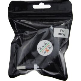 Придбати Кабель TOTO TKX-66 Flat USB cable microUSB 1m Black, image , характеристики, відгуки