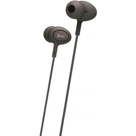 Придбати Наушники с микрофоном Biva HF-05-B Wirred Earphones Black, image , характеристики, відгуки
