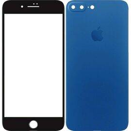 Купить Защитное стекло TOTO 2,5D Full cover Tempered Glass front and back for iPhone 7 Plus Blue, фото , характеристики, отзывы