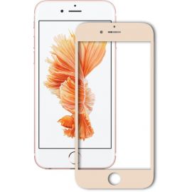 Придбати Защитное стекло Mocolo 2.5D Full Cover Tempered Glass iPhone 7/8/SE 2020 Silk Gold, image , характеристики, відгуки