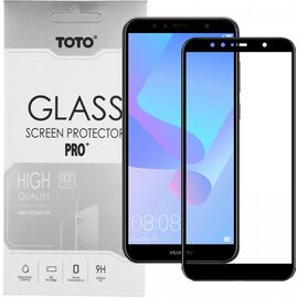 Купить - Защитное стекло TOTO 5D Full Cover Tempered Glass Huawei Y6 Prime 2018 Black, фото , характеристики, отзывы