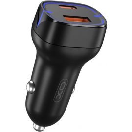 Купить Автомобильное зарядное устройство XO CC37 1 USB QC 3.0 Type-C PD 20W Black, фото , характеристики, отзывы