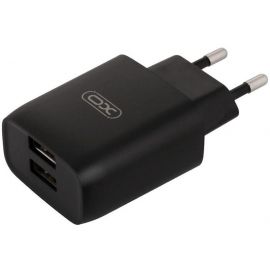 Купить Сетевое зарядное устройство XO L57 2.4A/2USB + Lightning Cable Black, фото , характеристики, отзывы