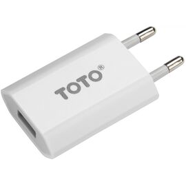 Придбати Сетевое зарядное устройство TOTO TZV-44 Travel charger 1USB 1A White, image , характеристики, відгуки