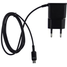 Придбати Сетевое зарядное устройство TOTO TZZ-60 Travel charger MicroUsb 1A 0,9m Black, image , характеристики, відгуки