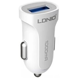 Купить Автомобильное зарядное устройство LDNIO DL-C17 Car charger 1USB 1A + MicroUsb cable White, фото , характеристики, отзывы