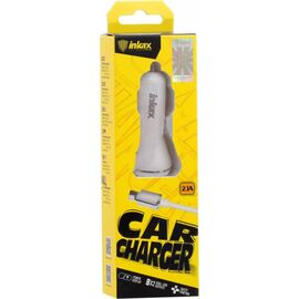 Придбати Автомобильное зарядное устройство INKAX CD-12 Car charger + Micro cable 2USB 2.1A White, image , характеристики, відгуки