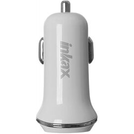 Купить Автомобильное зарядное устройство INKAX CD-13 Car charger + Type-C cable 2USB 1A White, фото , характеристики, отзывы