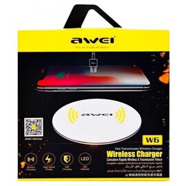 Придбати Беспроводное зарядное устройство AWEI W6 Wireless charger White, image , характеристики, відгуки
