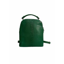 Купить - Кожаная сумка Italian Bags Рюкзак Italian Bags 1057_green Кожаный Зеленый, фото , характеристики, отзывы