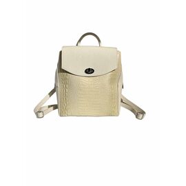 Купить - Кожаная сумка Italian Bags Рюкзак Italian Bags 111056_milk Кожаный Молочный, фото , характеристики, отзывы