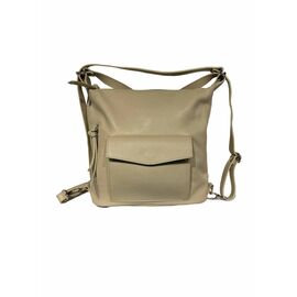 Купить - Кожаная сумка Italian Bags Рюкзак Italian Bags 11135_beige Кожаный Бежевый, фото , характеристики, отзывы