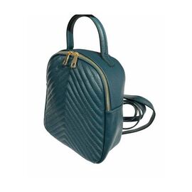 Купить - Кожаная сумка Italian Bags Рюкзак Italian Bags 11955_petrolio Кожаный Синий, фото , характеристики, отзывы