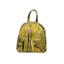 Купить - Кожаная сумка Italian Bags Рюкзак Italian Bags 188432_yellow Кожаный Желтый, фото , характеристики, отзывы