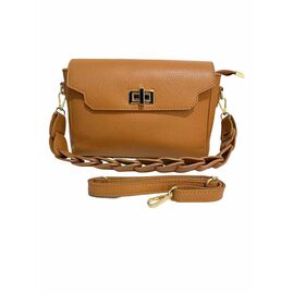 Придбати Кожаная сумка Italian Bags Клатч Italian Bags 101831_cuoio Кожаный Светло-коричневый, image , характеристики, відгуки