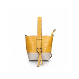 Придбати Кожаная сумка Italian Bags Сумка На Каждый День Italian Bags 10359_senape Кожаная Желтый, image , характеристики, відгуки