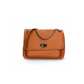 Купить - Кожаная сумка Italian Bags Клатч Italian Bags 10696_cuoio Кожаный Светло-коричневый, фото , характеристики, отзывы