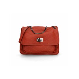 Купить - Кожаная сумка Italian Bags Клатч Italian Bags 10696_papaya Кожаный Оранжевый, фото , характеристики, отзывы